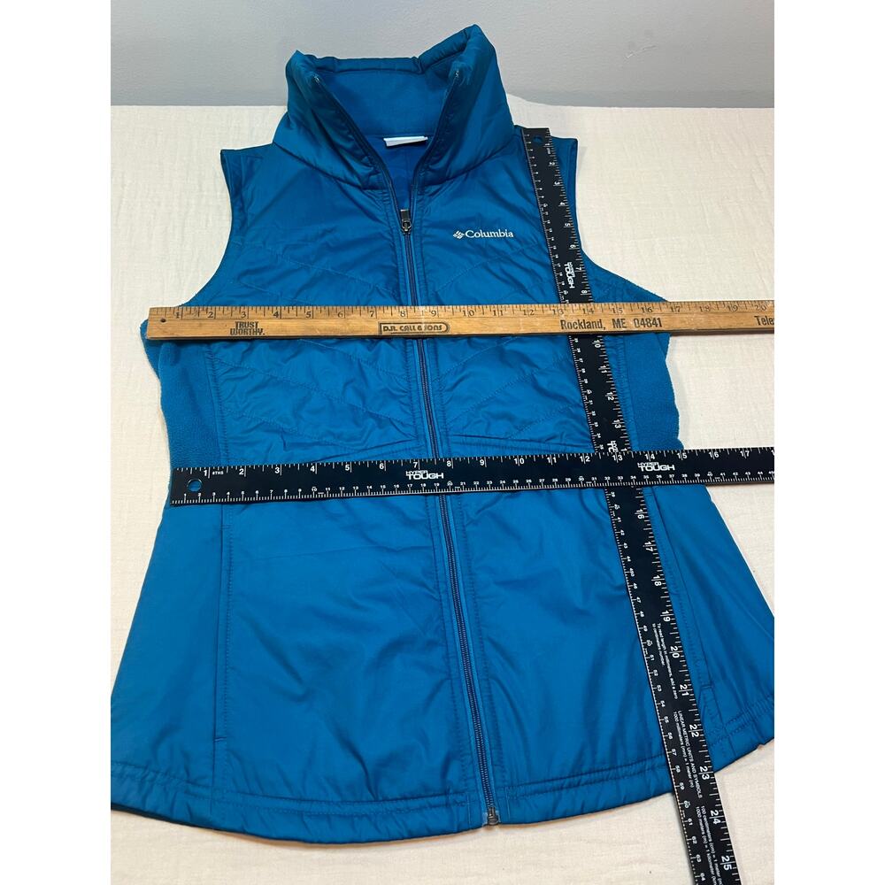 Columbia Mix It Around Vest Womens‎ XS Full Zip Lightweight In Color Lagoon - Picture 6 of 7